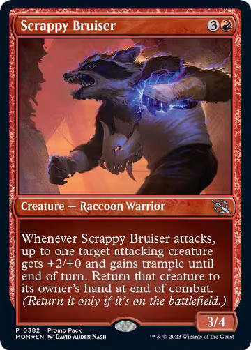 Scrappy Bruiser (382), Promo Pack: March of the Machine — Magic card price