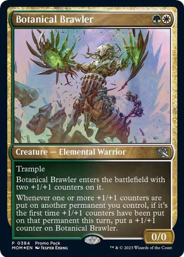 Botanical Brawler (384), Promo Pack: March of the Machine — Magic card price