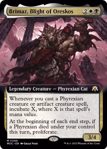 Brimaz, Blight of Oreskos (Extended Art) (89), Commander: March of the Machine — Magic card price