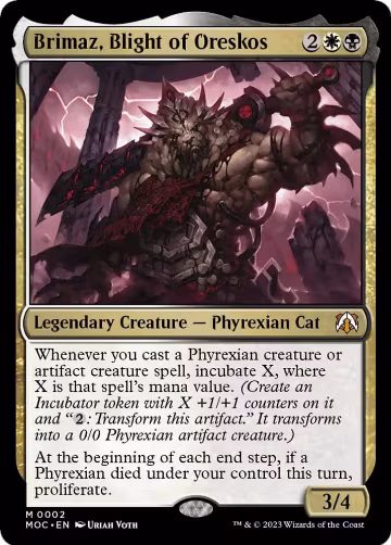 Brimaz, Blight of Oreskos (2), Commander: March of the Machine — Magic card price