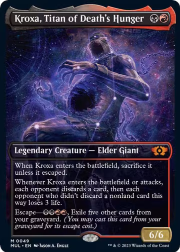 Kroxa, Titan of Death's Hunger (49), March of the Machine: Multiverse Legends — Magic card price