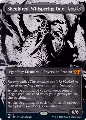 Sheoldred, Whispering One (16), March of the Machine: Multiverse Legends — Magic card price