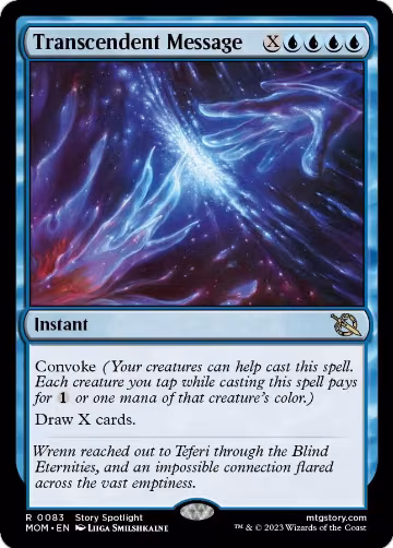 Transcendent Message (83), March of the Machine — Magic card price