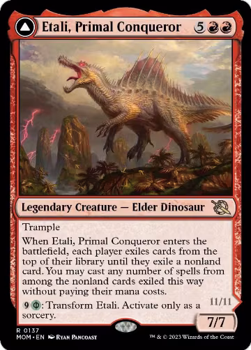 Etali, Primal Conqueror (137), March of the Machine — Magic card price