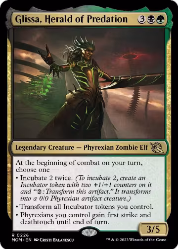 Glissa, Herald of Predation (226), March of the Machine — Magic card price