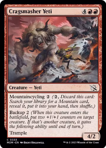 Cragsmasher Yeti (333), March of the Machine — Magic card price