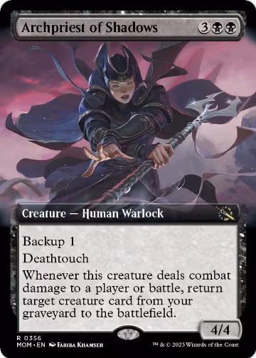 Archpriest of Shadows (Extended Art) (356), March of the Machine — Magic card price