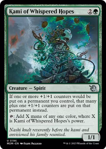 Kami of Whispered Hopes (196), March of the Machine — Magic card price