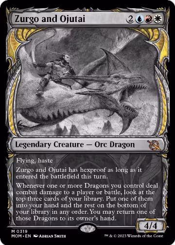 Zurgo and Ojutai (Showcase) (319), March of the Machine — Magic card price