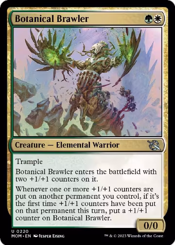 Botanical Brawler (220), March of the Machine — Magic card price