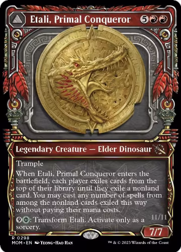 Etali, Primal Conqueror (Showcase) (298), March of the Machine — Magic card price