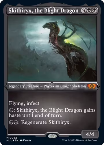 Skithiryx, the Blight Dragon (Foil Etched) (82), March of the Machine: Multiverse Legends — Magic card price