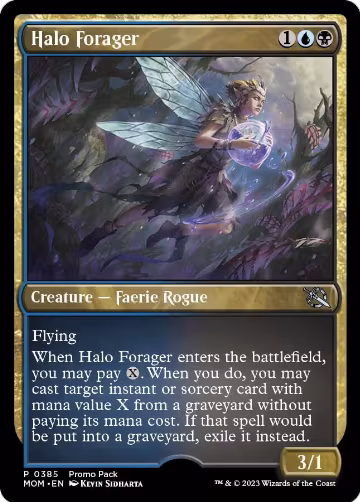 Halo Forager (385), Promo Pack: March of the Machine — Magic card price