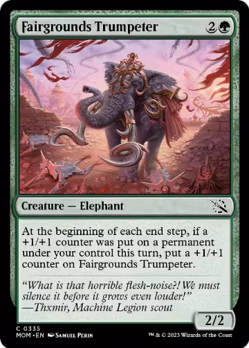 Fairgrounds Trumpeter (335), March of the Machine — Magic card price