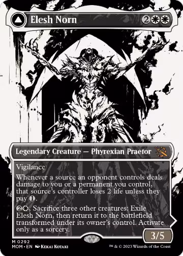 Elesh Norn (Showcase) (292), March of the Machine — Magic card price