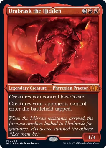 Urabrask the Hidden (Foil Etched) (88), March of the Machine: Multiverse Legends — Magic card price
