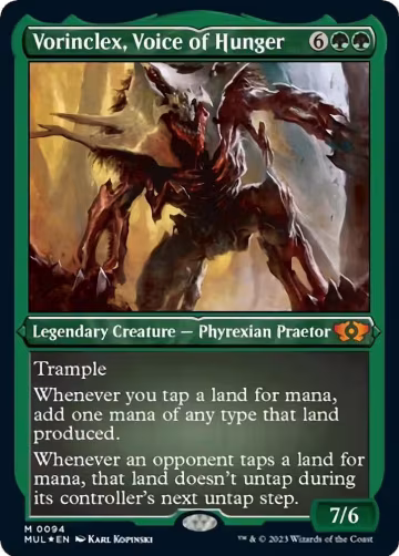 Vorinclex, Voice of Hunger (Foil Etched) (94), March of the Machine: Multiverse Legends — Magic card price