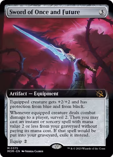 Sword of Once and Future (Extended Art) (375), March of the Machine — Magic card price