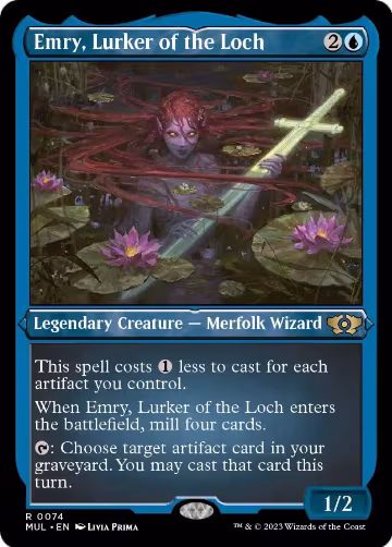 Emry, Lurker of the Loch (Foil Etched) (74), March of the Machine: Multiverse Legends — Magic card price