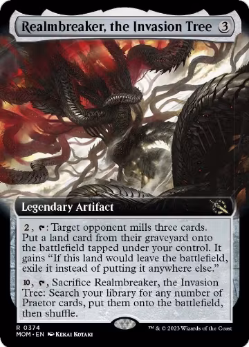 Realmbreaker, the Invasion Tree (Extended Art) (374), March of the Machine — Magic card price