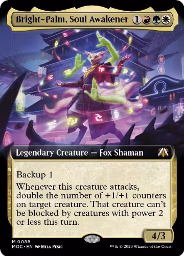 Bright-Palm, Soul Awakener (Extended Art) (88), Commander: March of the Machine — Magic card price