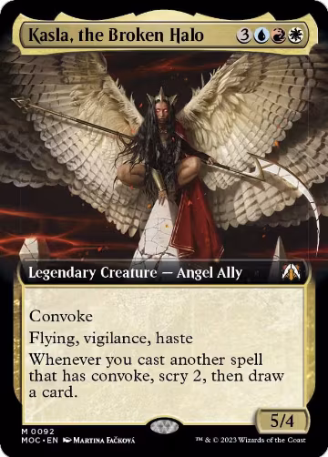 Kasla, the Broken Halo (Extended Art) (92), Commander: March of the Machine — Magic card price