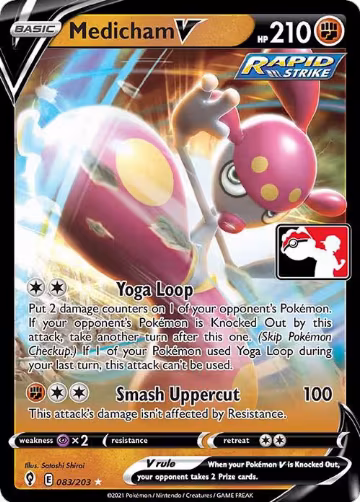 Medicham V - 083/203 (083/203), Prize Pack Series Cards — Pokémon card price