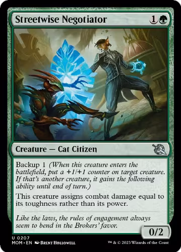 Streetwise Negotiator (207), March of the Machine — Magic card price