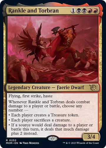Rankle and Torbran (252), March of the Machine — Magic card price