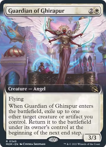 Guardian of Ghirapur (Extended Art) (345), March of the Machine — Magic card price