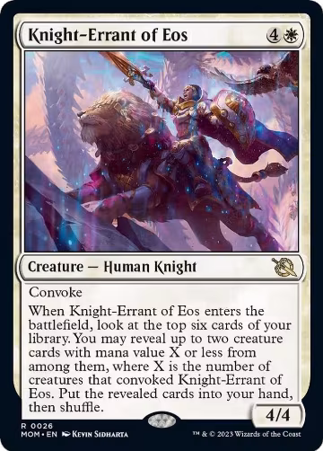 Knight-Errant of Eos (26), March of the Machine — Magic card price