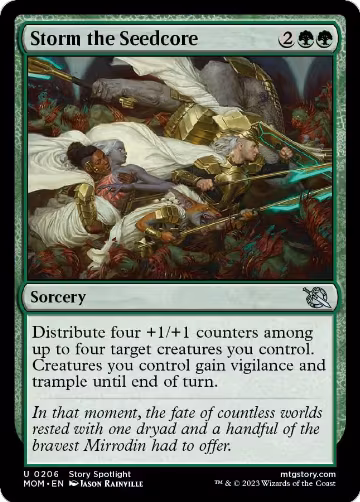 Storm the Seedcore (206), March of the Machine — Magic card price