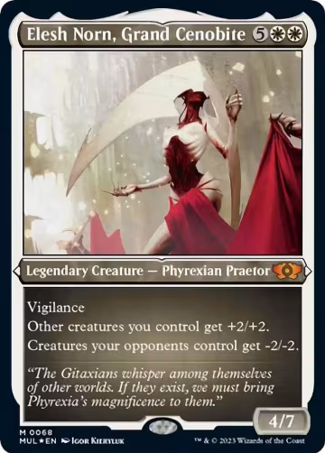 Elesh Norn, Grand Cenobite (Foil Etched) (68), March of the Machine: Multiverse Legends — Magic card price