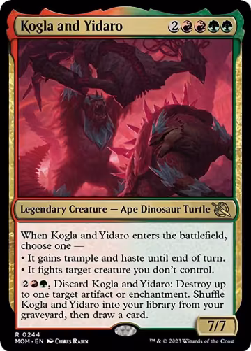 Kogla and Yidaro (244), March of the Machine — Magic card price