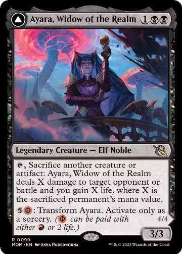 Ayara, Widow of the Realm (90), March of the Machine — Magic card price
