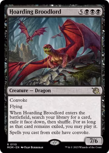 Hoarding Broodlord (110), March of the Machine — Magic card price