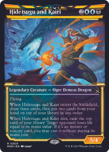 Hidetsugu and Kairi (Showcase) (309), March of the Machine — Magic card price