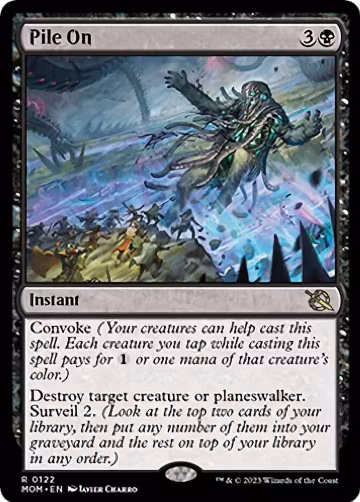 Pile On (122), March of the Machine — Magic card price