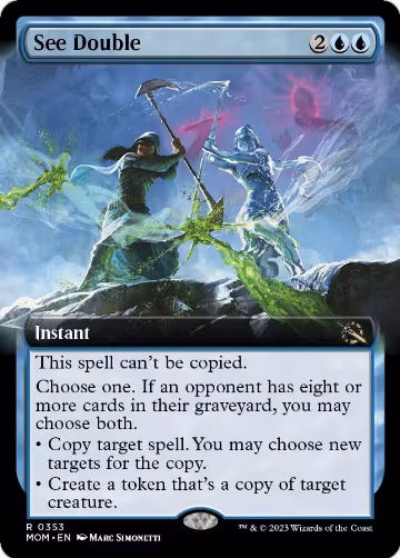 See Double (Extended Art) (353), March of the Machine — Magic card price
