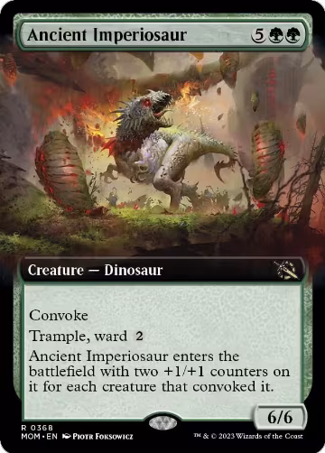 Ancient Imperiosaur (Extended Art) (368), March of the Machine — Magic card price
