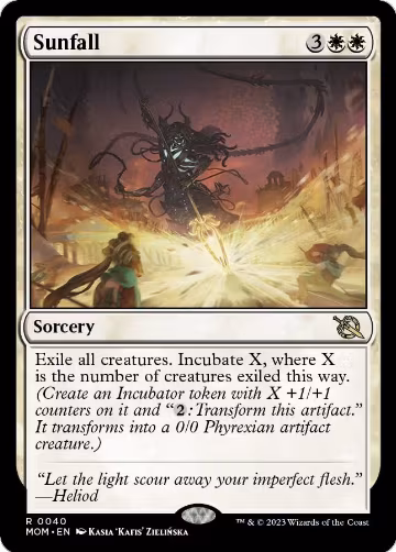 Sunfall (40), March of the Machine — Magic card price