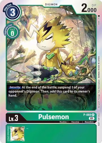 Pulsemon - P-069 (Limited Card Pack) (P-069 P), Digimon Promotion Cards — Digimon card price