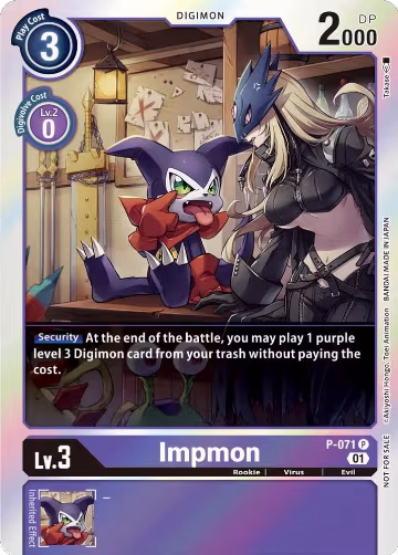 Impmon - P-071 (Limited Card Pack) (P-071 P), Digimon Promotion Cards — Digimon card price