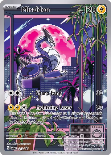 Miraidon - 013 (013), Scarlet & Violet Promo Cards — Pokémon card price
