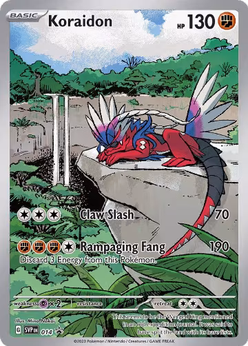 Koraidon - 014 (014), Scarlet & Violet Promo Cards — Pokémon card price