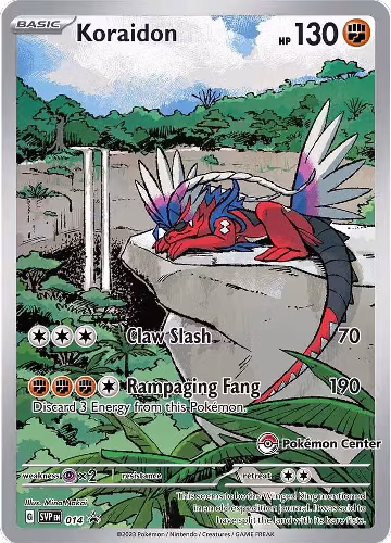 Koraidon - 014 (Pokemon Center Exclusive) (014), Scarlet & Violet Promo Cards — Pokémon card price