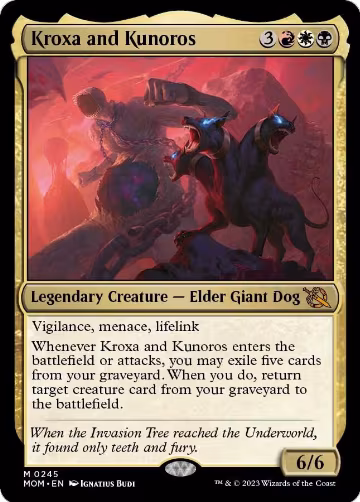 Kroxa and Kunoros (245), March of the Machine — Magic card price