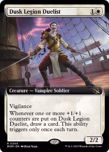 Dusk Legion Duelist (Extended Art) (344), March of the Machine — Magic card price