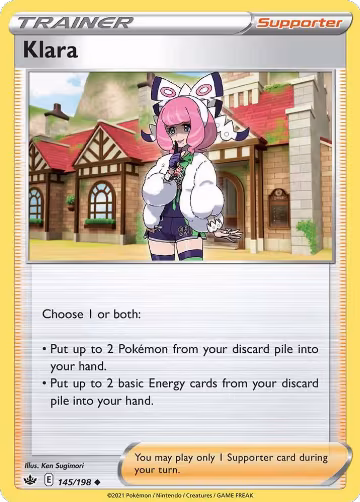 Klara - 145/198 (Cosmos Holo) (145/198), Miscellaneous Cards & Products — Pokémon card price