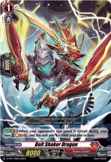 Bolt Shaker Dragon (179) (D-PR/179EN), D Promo Cards — Vanguard card price